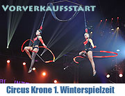 Circus Krone - die 1. Winterspielzeit 2015 beginnt mit einer Premiere am 25.12.2014 „Giganten der Manage“ ist das Motto. Vorverkaufsstart 13.12.2014 für Weihnachten und die anschließenden Feiertage bis incl. 06.01.2015 (©Foto: Circus Krone)